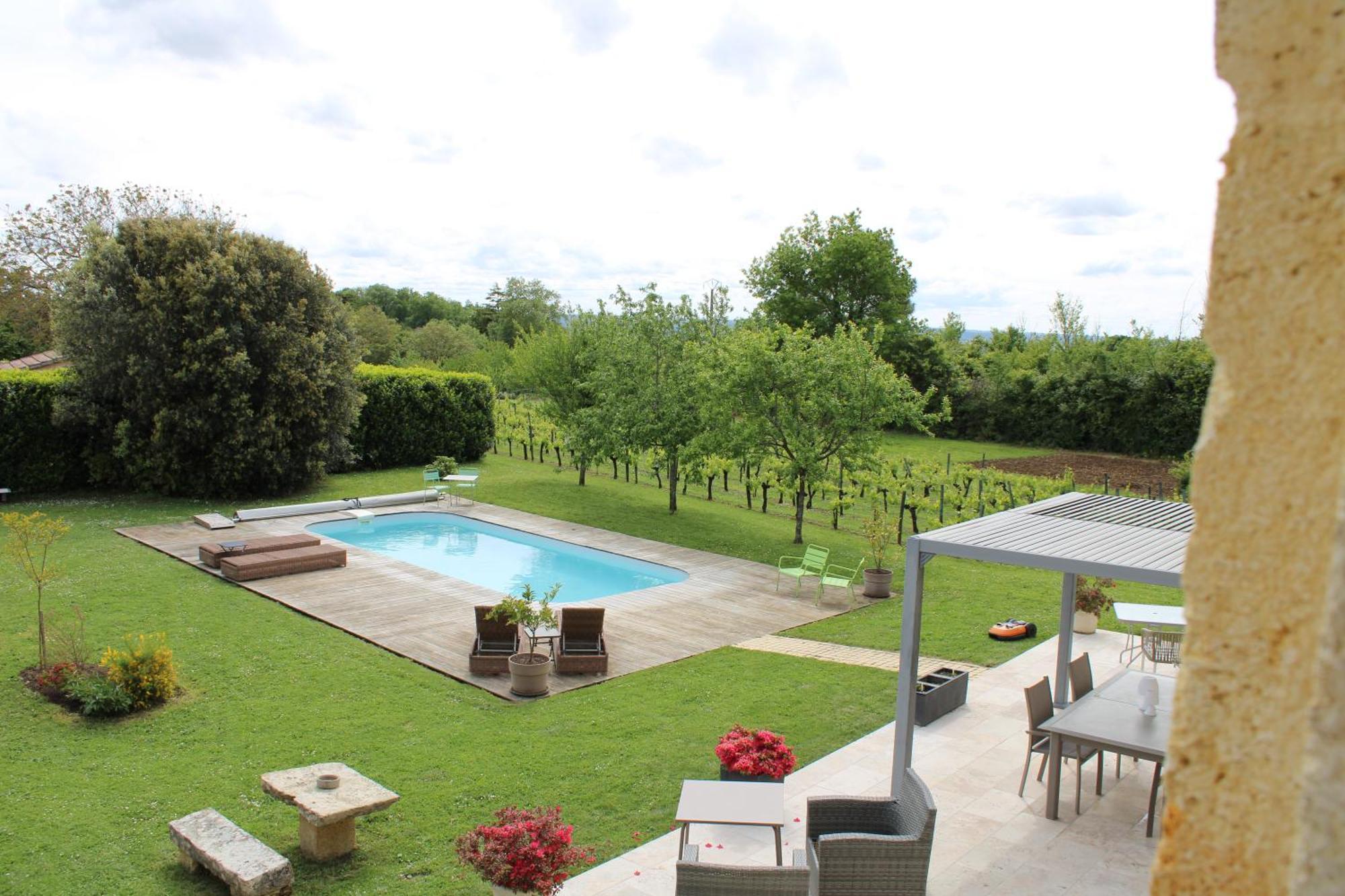 La Vigneraie De Laura Acomodação com café da manhã Sainte-Colombe  Exterior foto